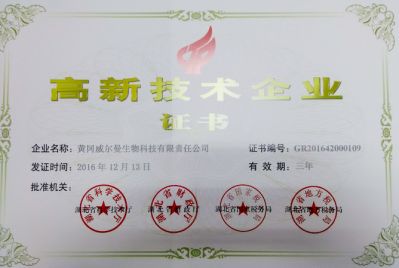 公司高新技術(shù)企業(yè)證書